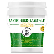 KINGCAT 貓王油漆 單液型纖維彈泥 防水膠 K1-828 灰色 5加侖, 1桶