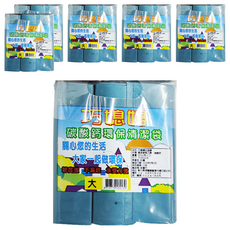 巧媳婦 環保垃圾袋3捲, 大尺寸75cm x 65cm, 碳酸鈣, 6袋, 33L