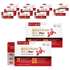 종근당 철분 엽산 비타민D 플러스, 60정, 16개
