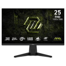 msi 微星 MAG 24.5" 電競 顯示器 Rapid IPS 240Hz 0.5ms FHD 黑色 MAG 255F X24
