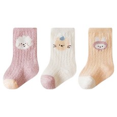 STARDOOR Bodeulbebe 動物襪3雙組