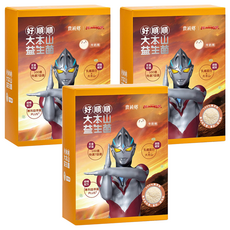 農純鄉 好順順 大本山益生菌 牛奶味 6個月以上, 30包, 2g, 3盒