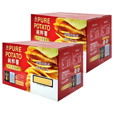 KOIKEYA 湖池屋 PURE POTATO 純粹薯 中元佳節福箱 整箱販售, 松露干貝 x 3包 + 極品岩塩 x 3包, 2盒