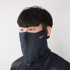 K2 Safety K2耳掛式臉部覆蓋涼感頸部面罩 2個入 高爾夫面罩 夏季防紫外線通風遮陽, 深海軍藍