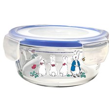 PETER RABBIT 比得兔耐熱玻璃保鮮盒 密封防潮, 1個, 1個