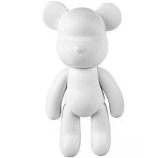 meet talent DIY 23公分毛球熊系列組, 1組, 白色