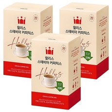 HOLLYS 甜菊糖咖啡沖泡粉, 3盒, 9.5g, 30條