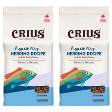 CRIUS 克瑞斯 犬用 天然糧, 無榖白鮭魚, 1lb, 2包