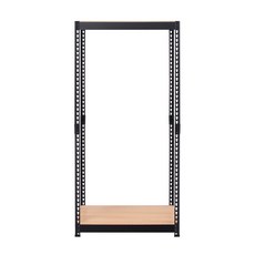 스피드랙 V2 2단 선반 700 x 400 x 1800 mm, 블랙(앵글)