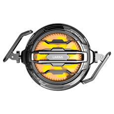 LARMi 樂米 磁吸散熱風扇 LMR07 急速製冷 靜音運行 強力風速 RGB Type-C, 黑色 + 黃色