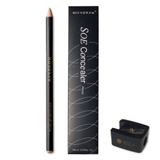 MONDRAW Soe 遮瑕筆 2g +削筆器組, 1組, MC502(遮瑕筆)+黑色(削筆器)