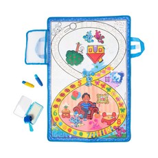 Melissa&Doug 瑪莉莎 地墊藍色小腳印 遊戲墊, 藍色, 1組
