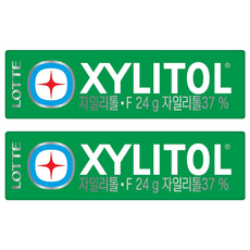롯데자일리톨 에프, 2개, 24g