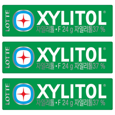 롯데자일리톨 에프, 3개, 24g