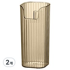 簡約免打孔壁掛式三層傘架, 2個, 棕色