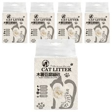 咪咪貓砂 木薯豆腐貓砂 5袋 6L 原味奶香 凝固型 低粉塵 可沖馬桶