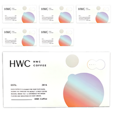 HWC 黑沃咖啡 馬卡龍系列 咖啡掛耳禮盒 雙味甄選, 貝瑞斯塔口味 10g 10包 + 倫巴口味 10g 10包, 6盒