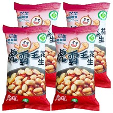 虎尾鎮農會 虎霸王花生 麻辣, 4包, 70g