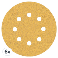 보쉬 EXPERT C470 원형 8홀 P60 125mm 5p 2608900804, 6개