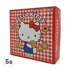 BOURBON 北日本 KT餅乾禮盒 紅色 326.4g, 5盒