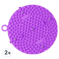 All in Cell 每日腳底按摩墊 41 x 41 cm, 紫色, 2個