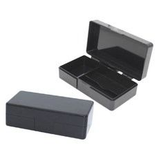 法人印章保管盒 大型, 黑色, 2個