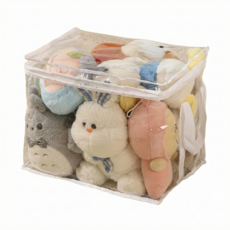 베냥미 인형 정리 장난감 다용도 수납함, 화이트, 1개