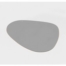 요이치 논슬립 가죽 마우스패드, 그레이, 1개