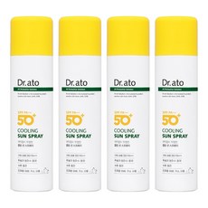 닥터아토 쿨링 선 스프레이 SPF50+ PA+++, 150ml, 4개