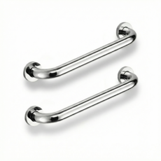 P&K 不鏽鋼浴室安全扶手, 銀色, 2個