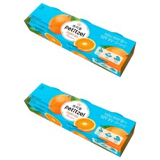 쁘띠첼 과일젤리 밀감, 90g, 6개