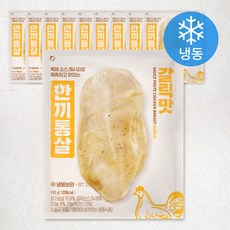 한끼통살 통살 닭가슴살 갈릭 (냉동), 100g, 1개입, 10개