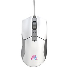 ATWO RGB 7鍵遊戲有線滑鼠, AG0104, 白色