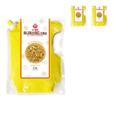 OTOKI 不倒翁 O'Chef 蜂蜜芥末醬, 2kg, 3個