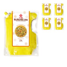 오뚜기 오쉐프 허니머스타드 드레싱, 2kg, 5개