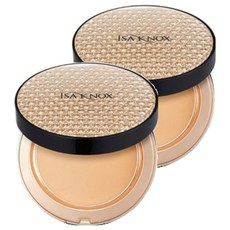 ISA KNOX 伊莎諾絲 防曬精華粉餅 SP30 PA++ 10g, 21 Light Beige, 2盒