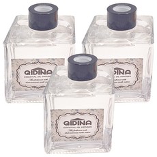 QiMart 花香盛開 珪藻土室內香氛擴香瓶, 黑莓魅惑, 3瓶, 200ml