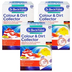 Dr.Beckmann 貝克曼博士 護色防染洗衣吸色紙, 20入, 3個