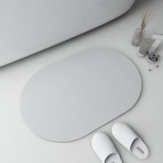 Salt Hong吸水珪藻土腳踏墊, 灰色