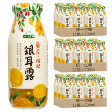 統一生機 菊花枸杞銀耳露, 200ml, 36瓶
