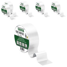 Skora 白色管道膠帶 5cm x 15m, 6個