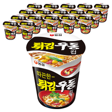농심 튀김우동 컵라면, 62g, 18개