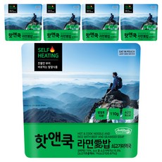 이지밥 핫앤쿡 라면애밥 쇠고기미역국, 110g, 5개