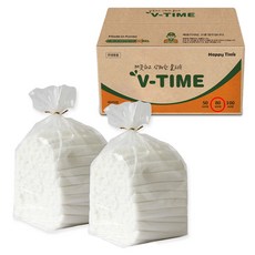 비타민 덕용물티슈 80g 플레인, 125매, 4개