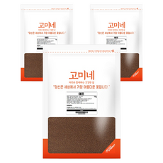 고미네 테프 잡곡, 1kg, 3개