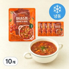한끼통살 리얼 마녀스프 토마토&비프 (냉동), 300g, 10개
