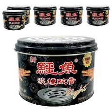 鱷魚 淡煙蚊香鐵罐 30卷, 450g, 6罐