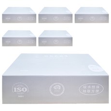 德利生活 懶人抽取式抹布 灰色, 20條, 6盒