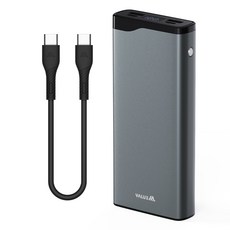 밸류엠 22.5W 고속 충전 PD 메탈 보조배터리 20000mAh +25W CtoC케이블, 혼합색상, VM-PM20APQ