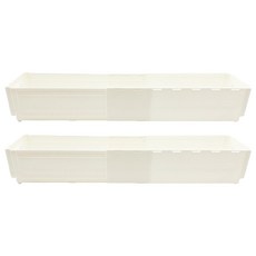 FAmILyLIFE 生活 伸縮自如可疊加折疊收納盒2入組 3.2~6L 350g, 白色, 1組